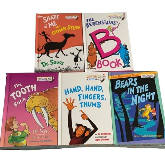Dr Seuss Other - Dr Seuss Childrens Books Bright and Early Beginning Beginners Set of 5 Hardcover